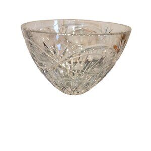 Gorham Crystal From the "Victoria's Garden" Pattern. Thick Heavy Elegant Cut Lea